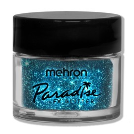 Mehron Makeup Paradise Glitter FX | Professional Cosmetic for Makeup & Art | Vibrant & Shimmering Loose Glitter .25 oz (7 g) (Blue)