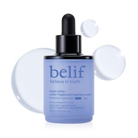 belif Sérum Hidratante Super Drops Multi-7 Con Ácido Hialurónico Hidratación 24 H Ácido Hialurónico Pantenol Esencia Ligera De Uso Diario Cuidado De  