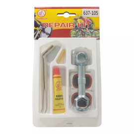 FENIX BICYCLE BIKE INNER TUBE REPAIR KIT WITH TIRE LEVERS AND TOOLS, EASY TO USE