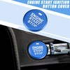 A ABSOPRO Engine Start Stop Ignition Button Overlay Cover Decal