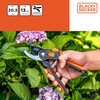BLACK+DECKER Secateurs - 20.3 cm - Hardened Steel Blades -