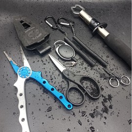 MOREFISHING Fish Grippers with Missing Rope,Fishing Pliers,Saltwater Resistant Fishing Gear,Tools Set Gifts for Men