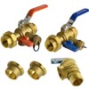 Hydro Master Tankless Water Heater Service Valve Kit with Pressure