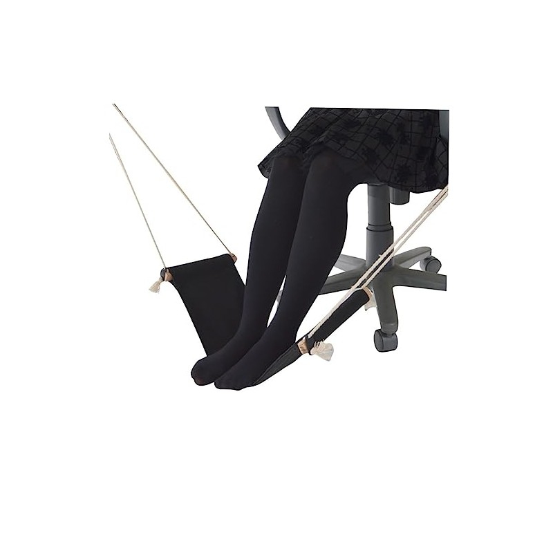 Operitacx Portable Adjustable Foot Hammock for Under Desk Use Lightweight