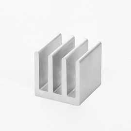 100 Pcs Heatsink Kit Aluminum Heat Sink Set Mini Small Cooler Heat Sinks for Cooling Laptop CPU GPU VGA RAM VRAM VRM IC LED MOSFET (Without Thermal Tape)