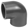 PVC Angle 90° (32 - 110 mm) - Pressure Fitting for Gluing, Diameter: 50 mm (2 Inches)