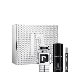 Paco Rabanne Phantom 3-Piece Tin Set for Men,