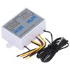Dual Display Temperature Humidity Controller Heating Cooling Thermostat Switch NTC