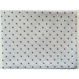 Quilter's Showcase RARE & OOP Quilter's Showcase BLACK & WHITE SWISS POLKA DOTS *100% Cotton FQ