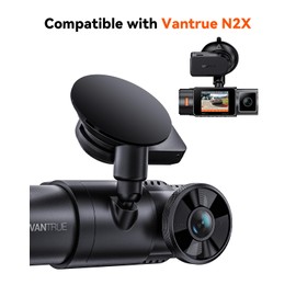 VANTRUE N2X Dash Cam GPS Receiver Module Type C USB Port Suction Cup Mount for Windows and Mac
