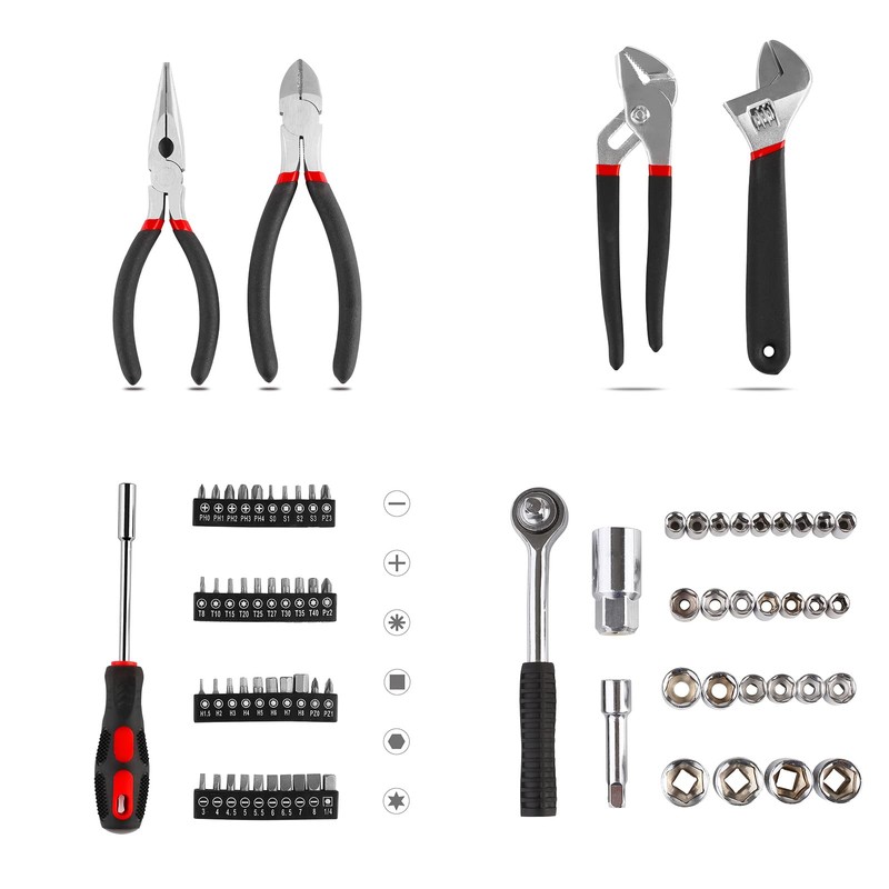 TLGREEN 95 Piece Tool Set, Tool Kit, Mechanics Tool Set,