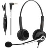 Wantek Phone Headset with Microphone Noise Cancelling, Telephone Headsets 2.5MM