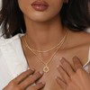 MJartoria 14K Gold Plated Gold Layered Necklace, Heart Butterfly Star