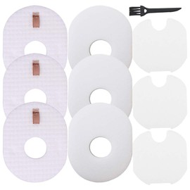 Dttery 3 Post + 3 Foam & Felt Filters Kit Replacement for Shark Rocket Ultra-Light Vacuum HV292, HV300, HV300W, HV301, HV302, HV303, HV305, HV308, HV310, UV450 Part XFFV300