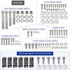 GOLKNHA 673 PCS 304 Stainless Steel Bolt & Screw Kit
