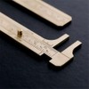 Portable Vernier Caliper, Brass Caliper Ruler Measuring Tool with Single