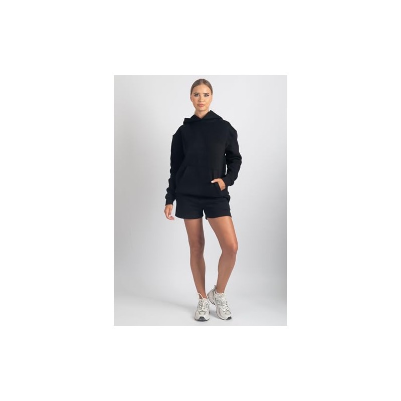 Carlheim Harper Lounge Women's Sweat Shorts, black, XL