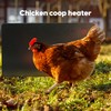 Econohome Safe Chicken Coop Heater, Safer Than Brooder Lamps, Gently