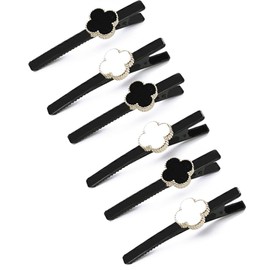 Hairpins, Stylish, Cute Bangs Clip, No Traces, Hair Accessories, Ribbon, Hair Clip, Hair Ornament, Hair Bundles, Bangs, Hair Arrangement, 6 Pieces