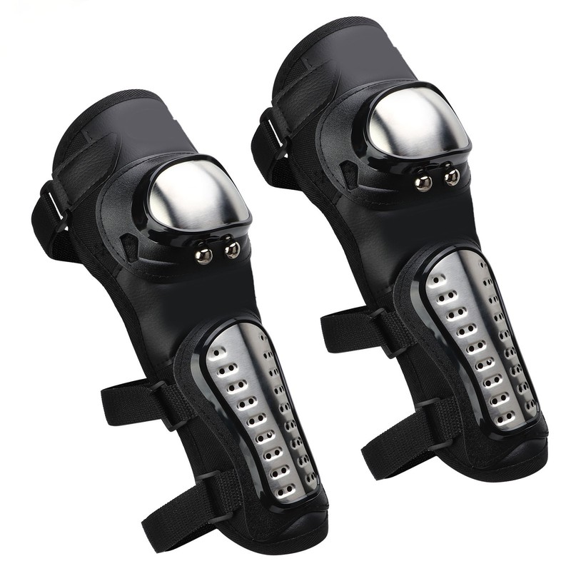 1 Pair Motorcycle Elbow Guards Adjustable 90 Degree Bend Prevent