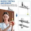 TamBee Pivot Door Hinge Hidden Door Hinges for Secret Door