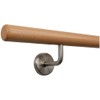 TIBU Handrail Wooden Beech Diameter 35 mm Railing Stairs 0.3