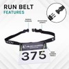 Adjustable Elastic Triathlon, Marathon, Running Sports Number Belt with Clip
