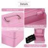 MAGT Padlock Box Steel Cash Box with Padlock Mini Household