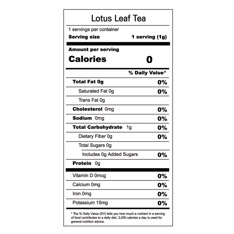 [GNTea] Vegan Lotus Leaf tea 30 teabags (pack of 1)