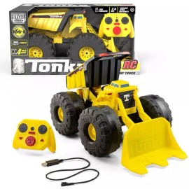 Tonka RC Mighty Monster Steel Dump & Plow Truck