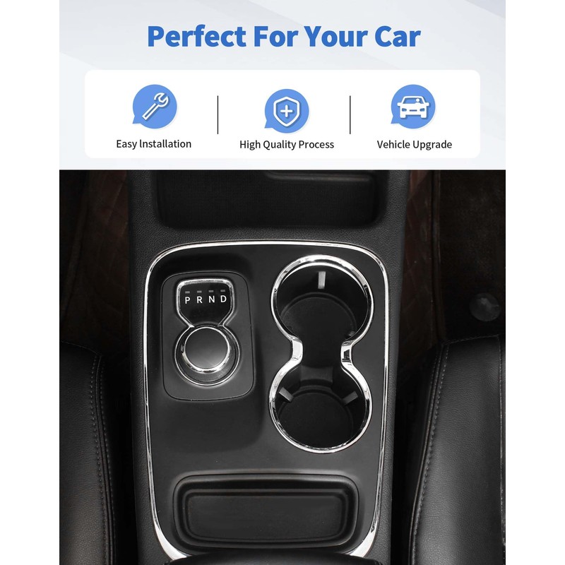 Gear Shift Cup Holder Cover Trim Bezel Fit for Dodge