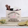 JNIAP Amsterdam Gift Netherlands Bike City Cosmetic Bag Netherlands Trip