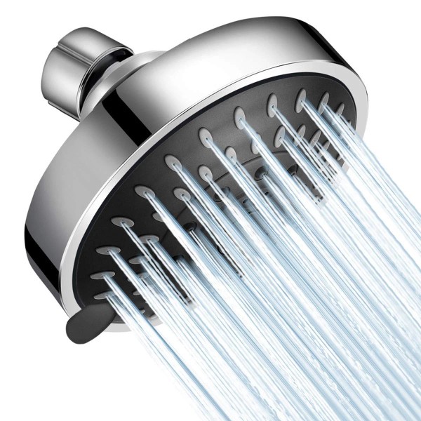 Warmspray Luxury High Pressure Shower Head with 5 Settings for