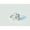 Larimar Ring, Sterling Silber ring, Statement Ring, Edelstein Ring, nat√ºrlicher