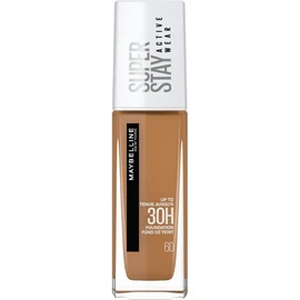 Maybelline New York Super Stay Active Wear, waterproof foundation with high coverage, long-lasting facial makeup, colour: No. 60 Brown (Caramel), (Medium to Dark), 1 x 30 ml