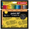 Fineliner - STABILO point 88 - Pack of 24 -