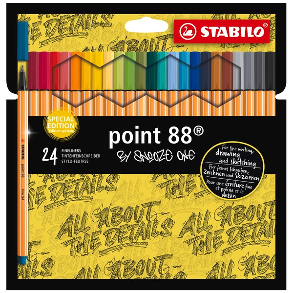Fineliner - STABILO point 88 - Pack of 24 -