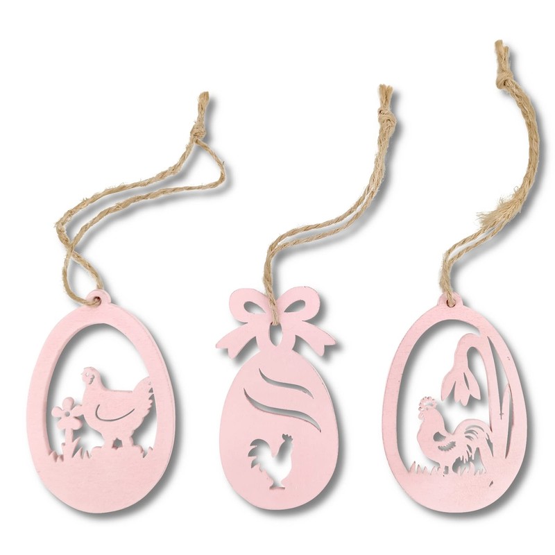 DARO DEKO Wooden Decorative Hanger 5 x 7 cm Easter