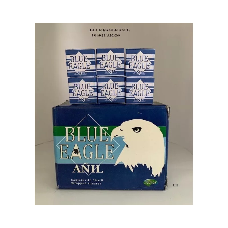 Blue Eagle Squares (Añil). - 6 squares