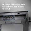 Antec Flux Wood, 5 x PWM Fans Included, High-Airflow Front