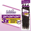 Sensationnel Lulutress French Wave crochetbraid - 3X French Wave Synthetic