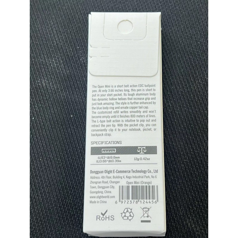 Olight O’PEN Mini Orange Pen RATE FIND high quality aluminum