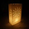 Quasimoon Sunburst Paper Luminaries / Luminary Lantern Bags Path Lighting