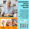 4PCS Weighted Adaptive Utensils, Parkinsons Utensils, Straight