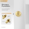 Leydebong 1 Pack Gold Door Knobs for Bedroom/Bathroom, Interior Door