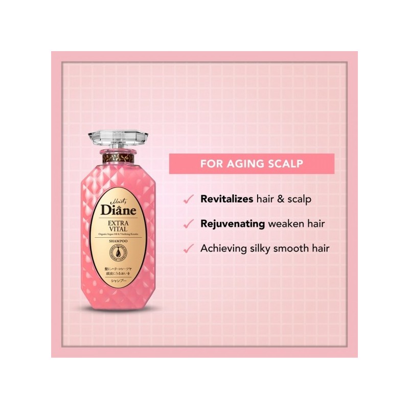 Moist Diane Scalp Smooth Straight/Damage Repair/Fresh Hydrating/Moist Shine/Volume Shampoo/Hair Treatment