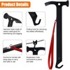 Eurmax USA Hiking Camping Tent Stakes and Hammer Set Lightweight