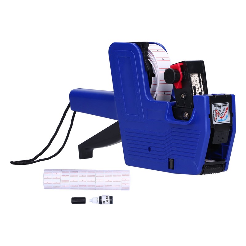 Price Tag Gun Coding Machine 8 Digits with 10pcs White