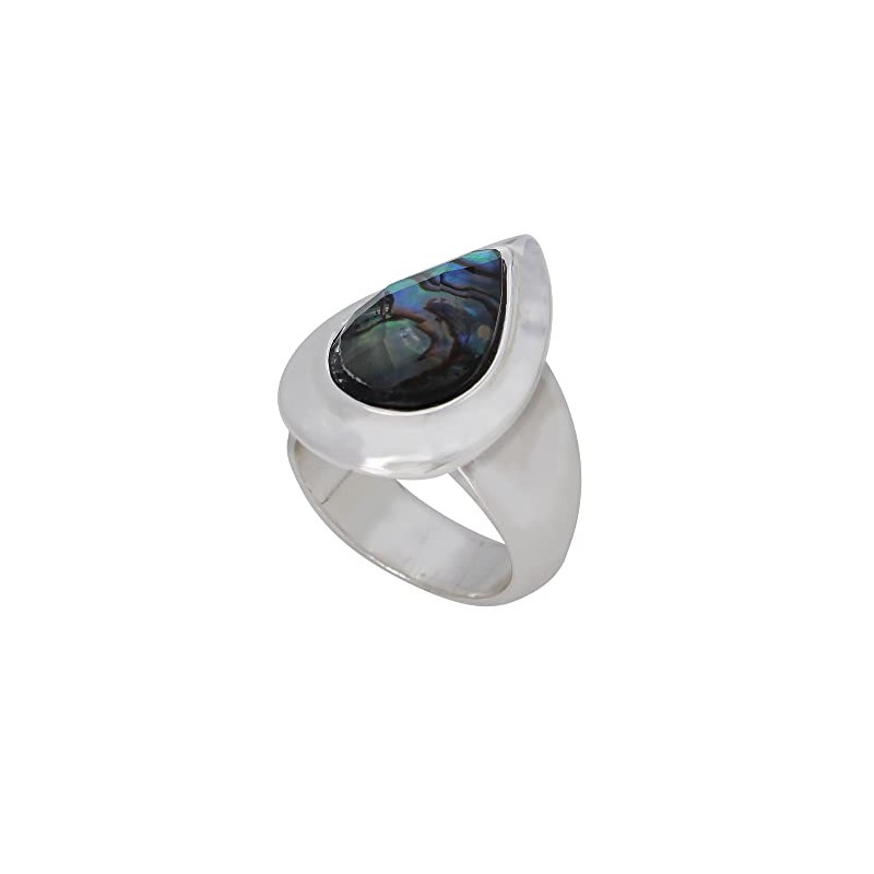 Robert Lee Morris Soho Abalone Cocktail Ring