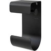 Sealskin Brix Toilet Roll Holder, Metal, Black, 11.6 x 25.5